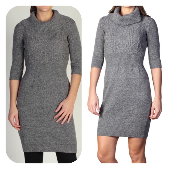 Exofficio Cafenista  Java Tech  Sweater Dress Gray - Picture 1 of 7